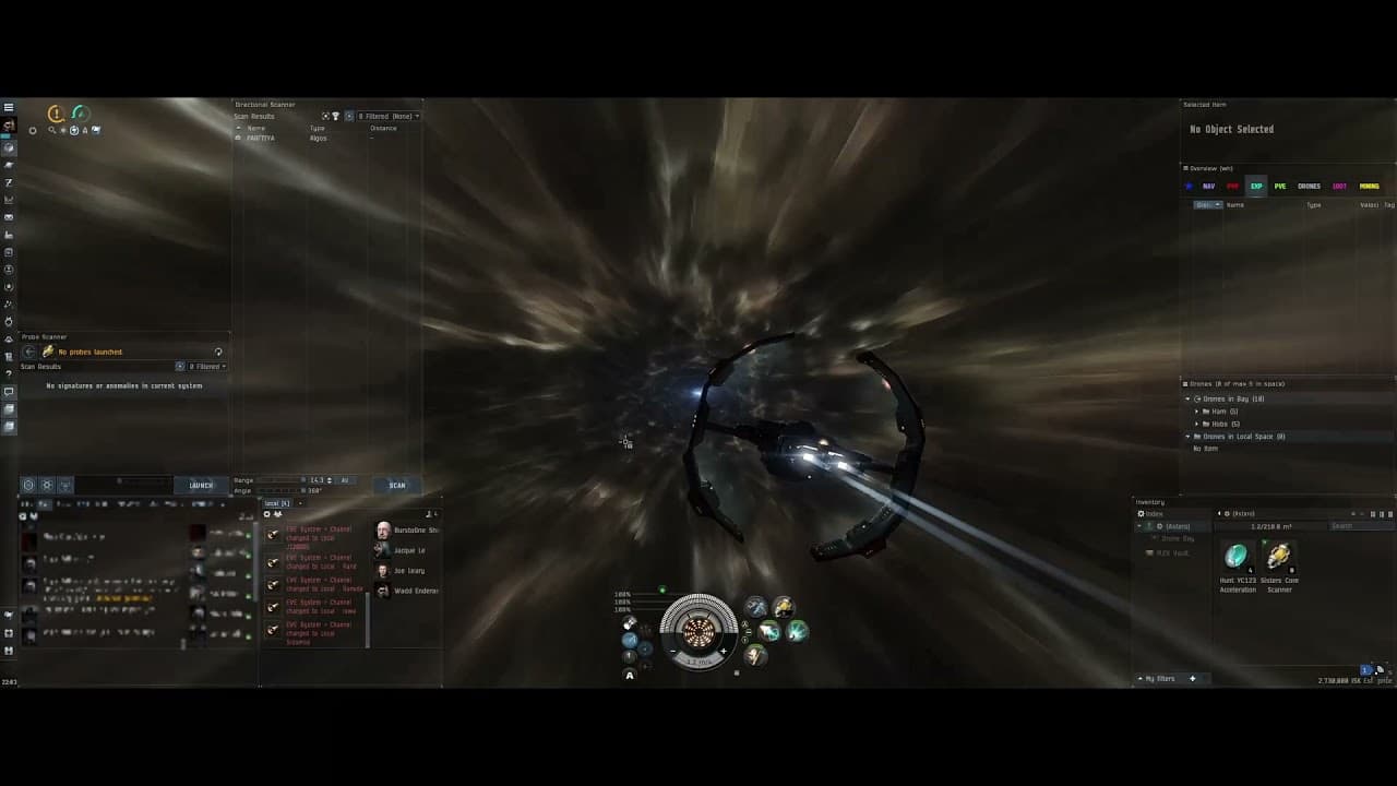 EVE Online - THE HUNT YC123 in an Astero | Finding Capsules and Running Combat Sites