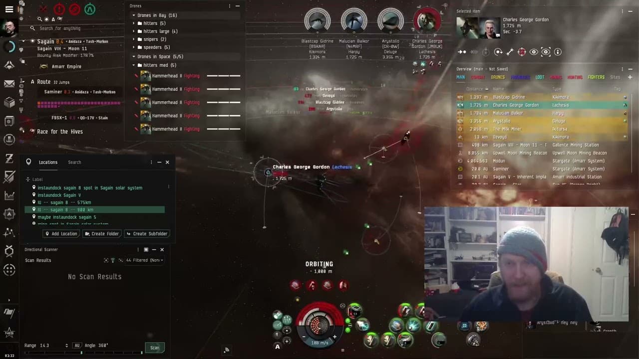 [EVE ONLINE] I fight a gang of crows in my Myrm Navy Issue and WAX A LACH in the process!! RIP GFs