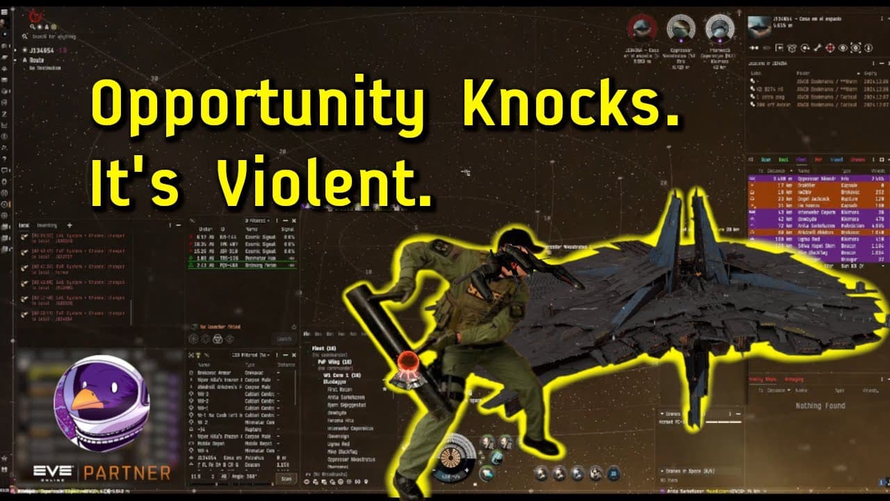 Opportunity Knocks. It's Violent.
