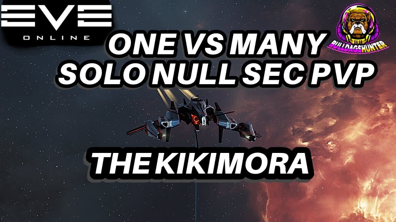 One VS MANY - Solo  PVP Null Sec - The Kikimora - EVE ONLINE