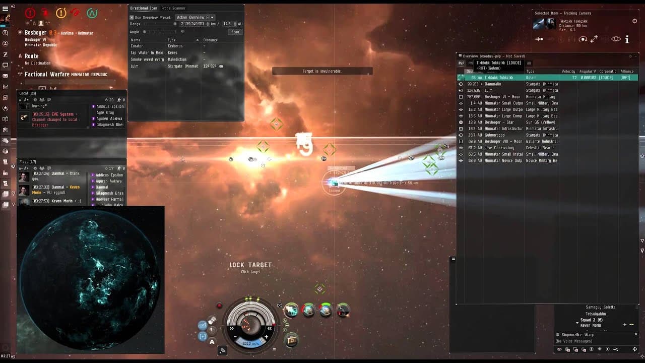 4 Billion ISK Golem Kill - SaB0TaG3 / TYR. / Exodus. - EVE Online PVP