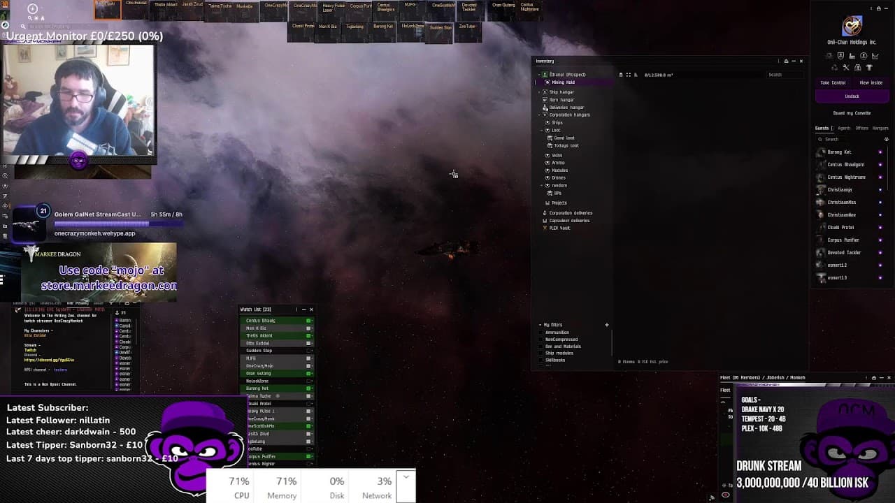 Gigaboxer Ruining Wormholes! | Eve Partner Giveaways!
