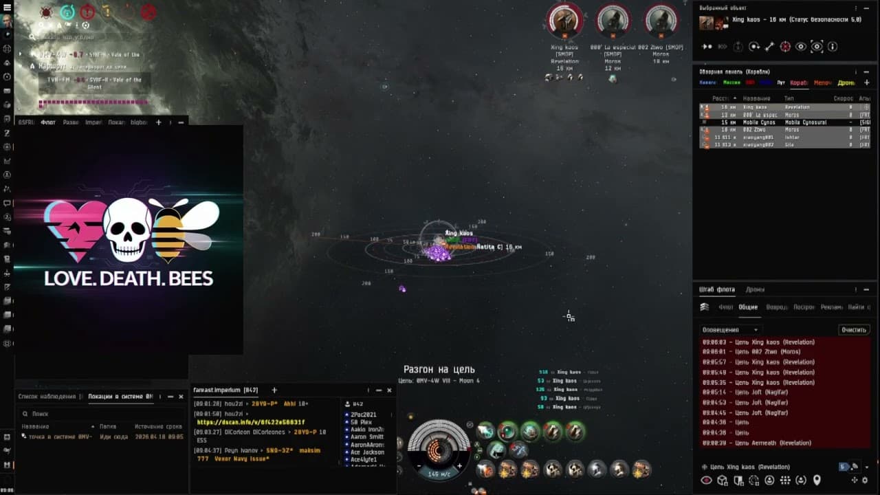 Love Death Bees squad FC Mr Ludvig Redeemer fleet vs Dread Fraternity