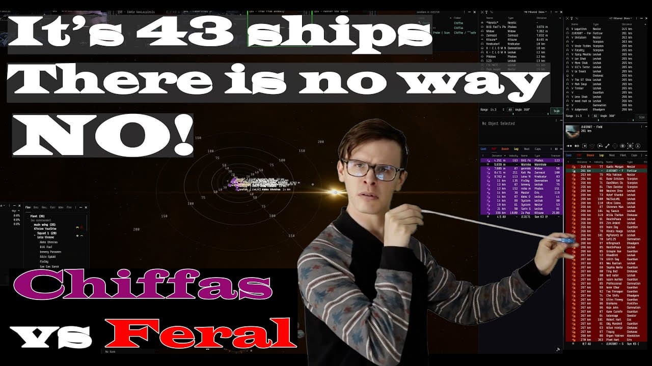 Chiffas vs Feral - Dude where is my SEATBELT? Eviction, MJD GOD EXE - Wormhole HA Brawl, EVE ONLINE