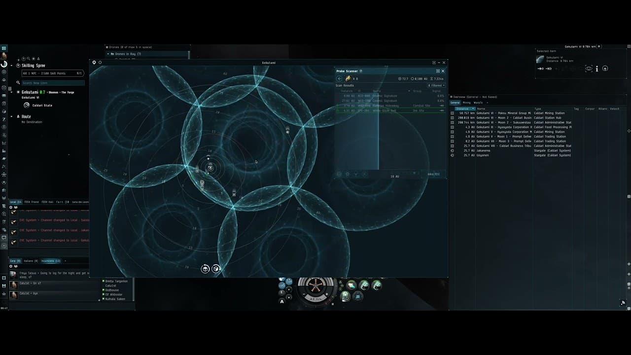 EVE Online - FOSV - B2/V1 - Probe Scanner