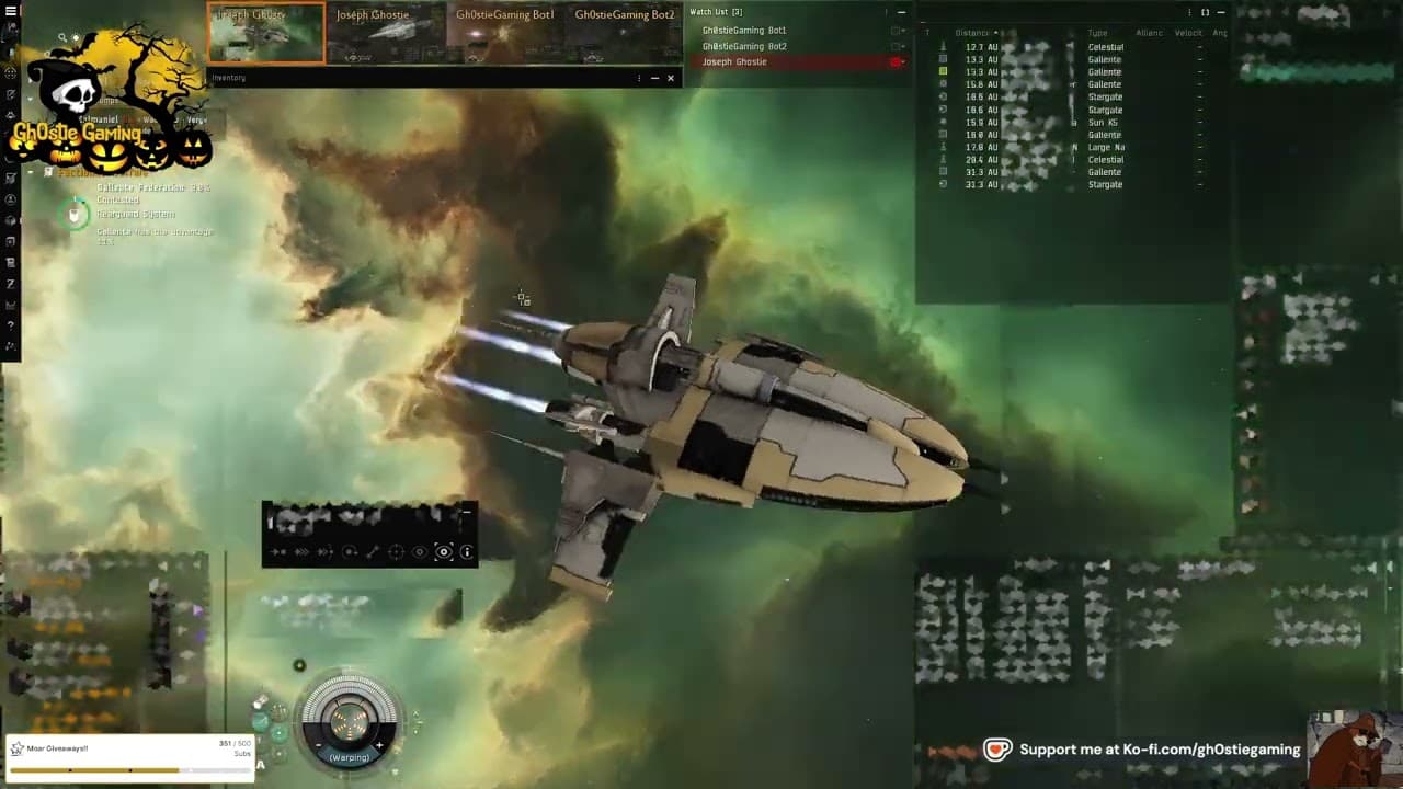 The Great Escape - Off stream clip from my Nomad's Journey in Eve Online