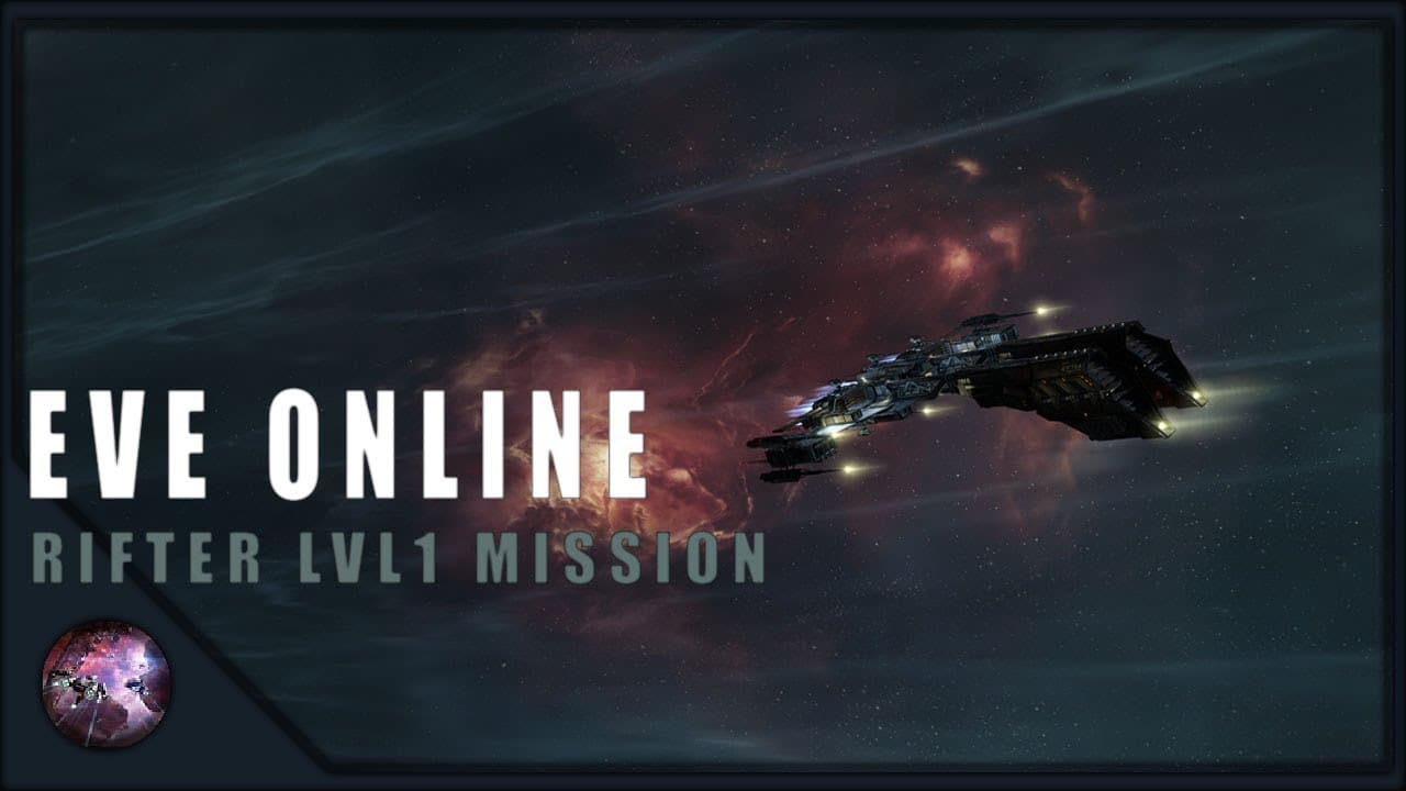 Easy Lvl1 Mission with Rifter - Outer Space Fight Ambiente - EVE Online