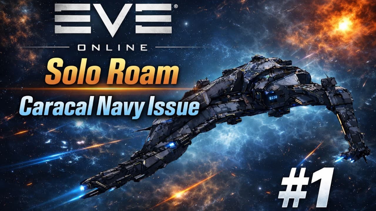 EVE Online - Caracal Navy Issue Solo hunt ratting ships in Null Part 1 - ラッティング艦狙いのソロローミング！