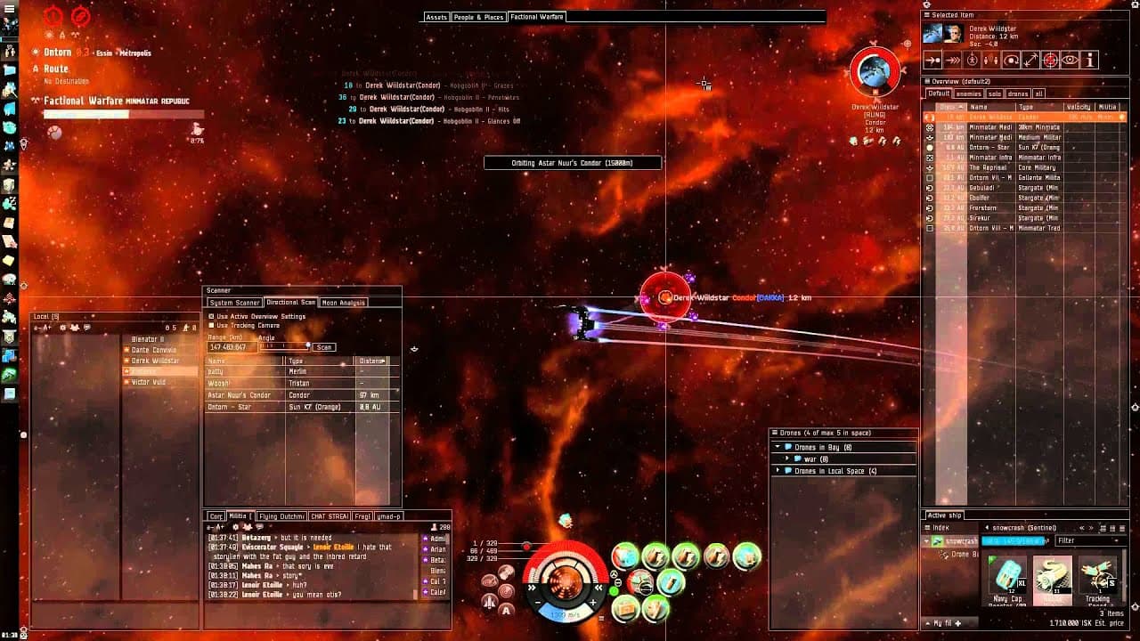 Eve Online: Sentinel vs Condor
