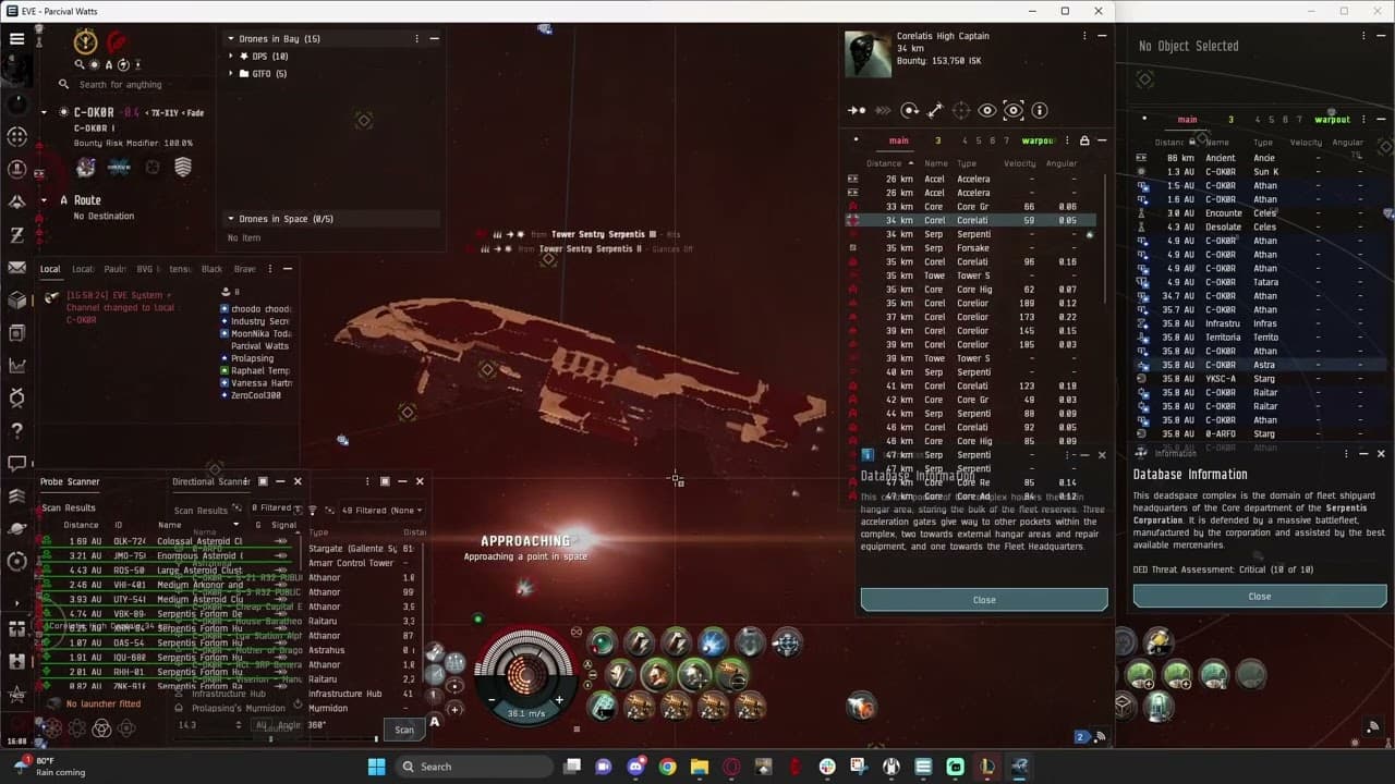 Serpentis Fleet Shipyard (10/10) with Paladin - Raphael Tempest - January 2024 - Eve Online