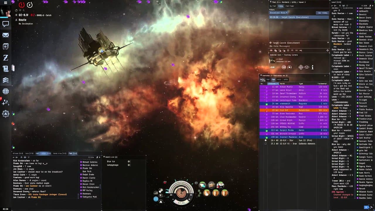 Eve Online: BNI Eagles vs. PL Machariels in GE, FC: Blue Ice