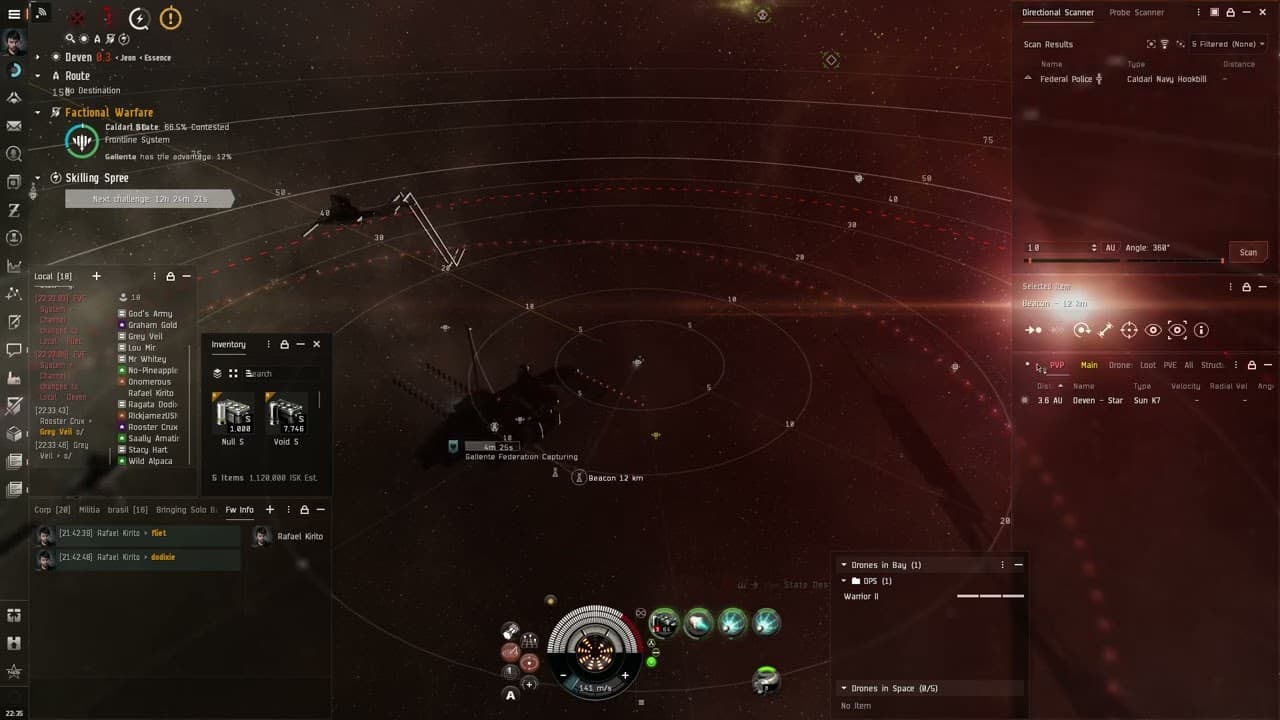 EvE Dual Web Incursus vs Hookbill Loose