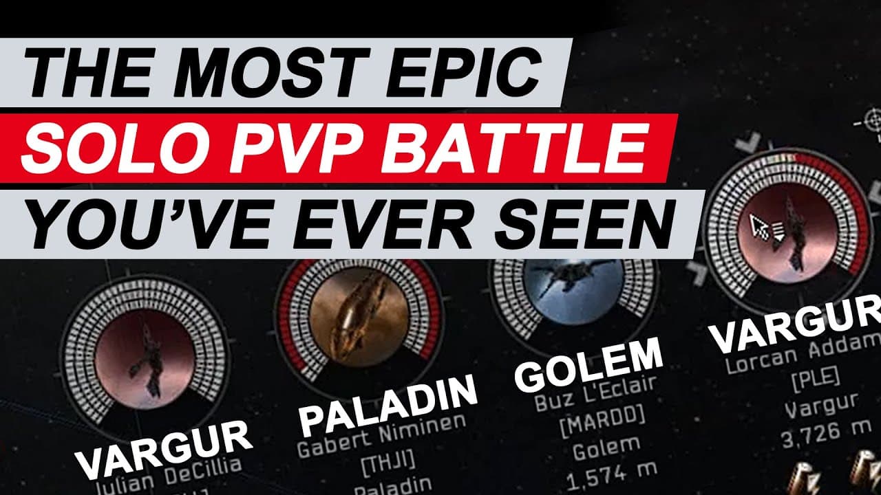 Solo Vargur VS 6 Marauders. My most epic PVP fight ever - eve online 2023