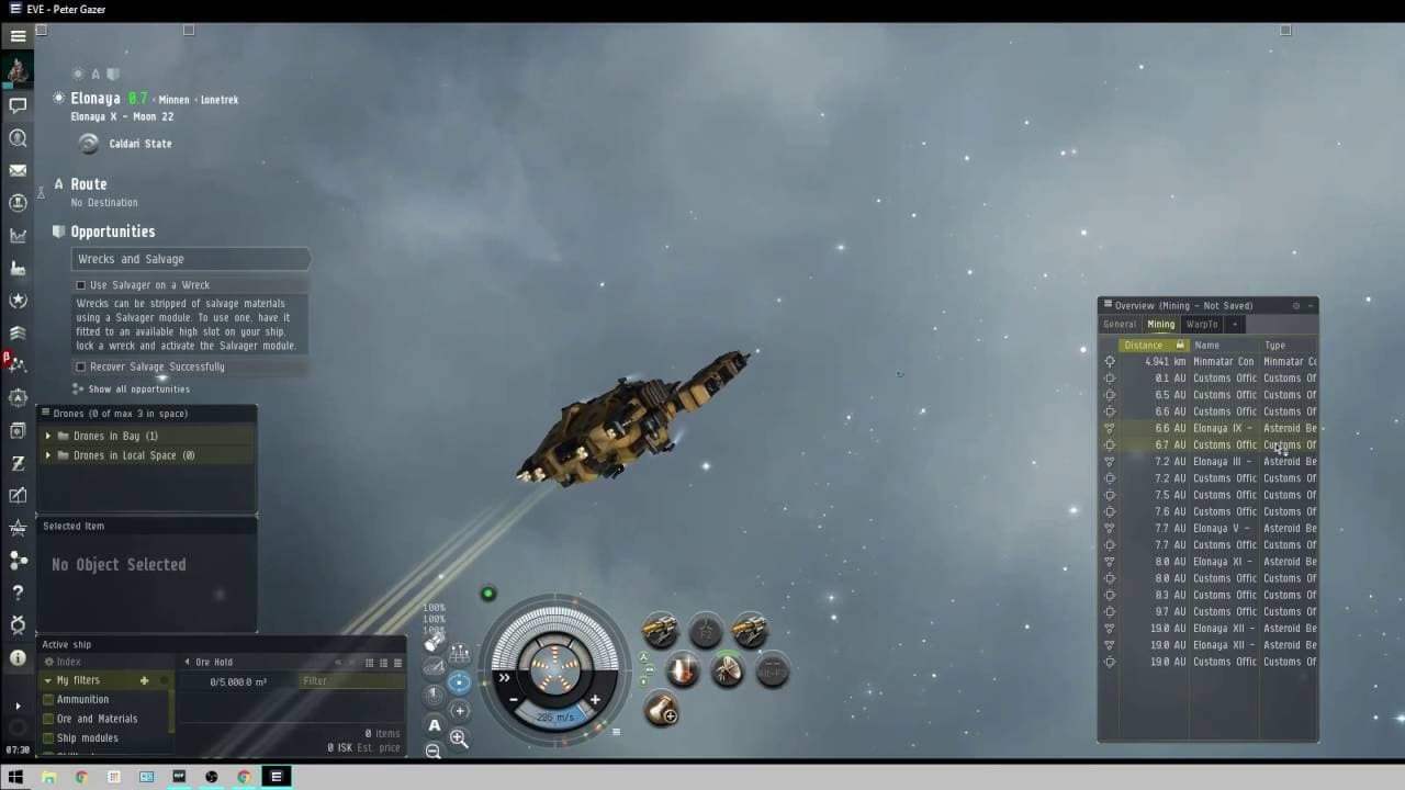 Copy of EVE Online: Day 6 Mining like a mofo