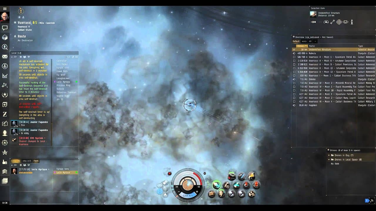 EVE Online - Unidentified (Sleepers?) structure