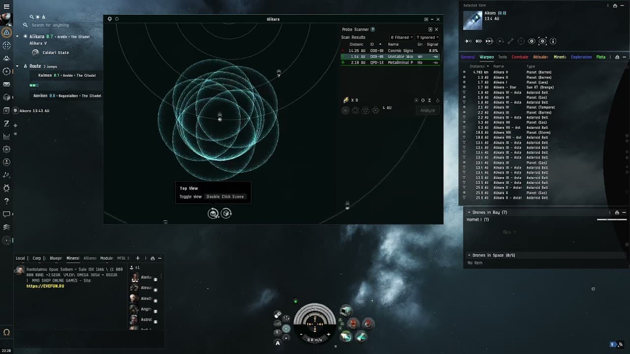 Eve Online Fast Exploration