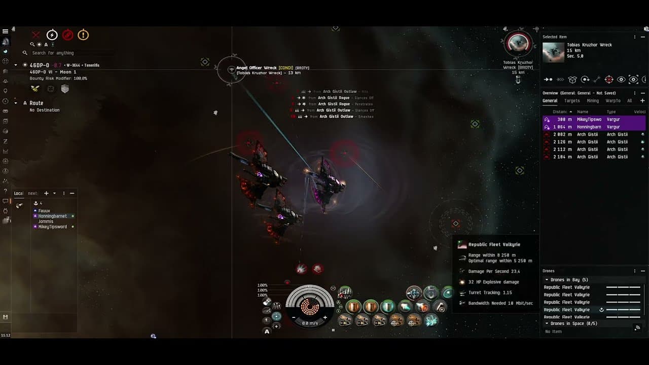Eve online officer Tobias Kruzhor kill