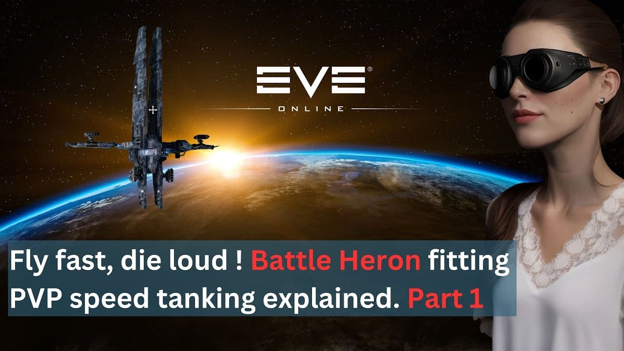 Speed Tanking in EVE PvP | Battle Heron Fit (Part 1)