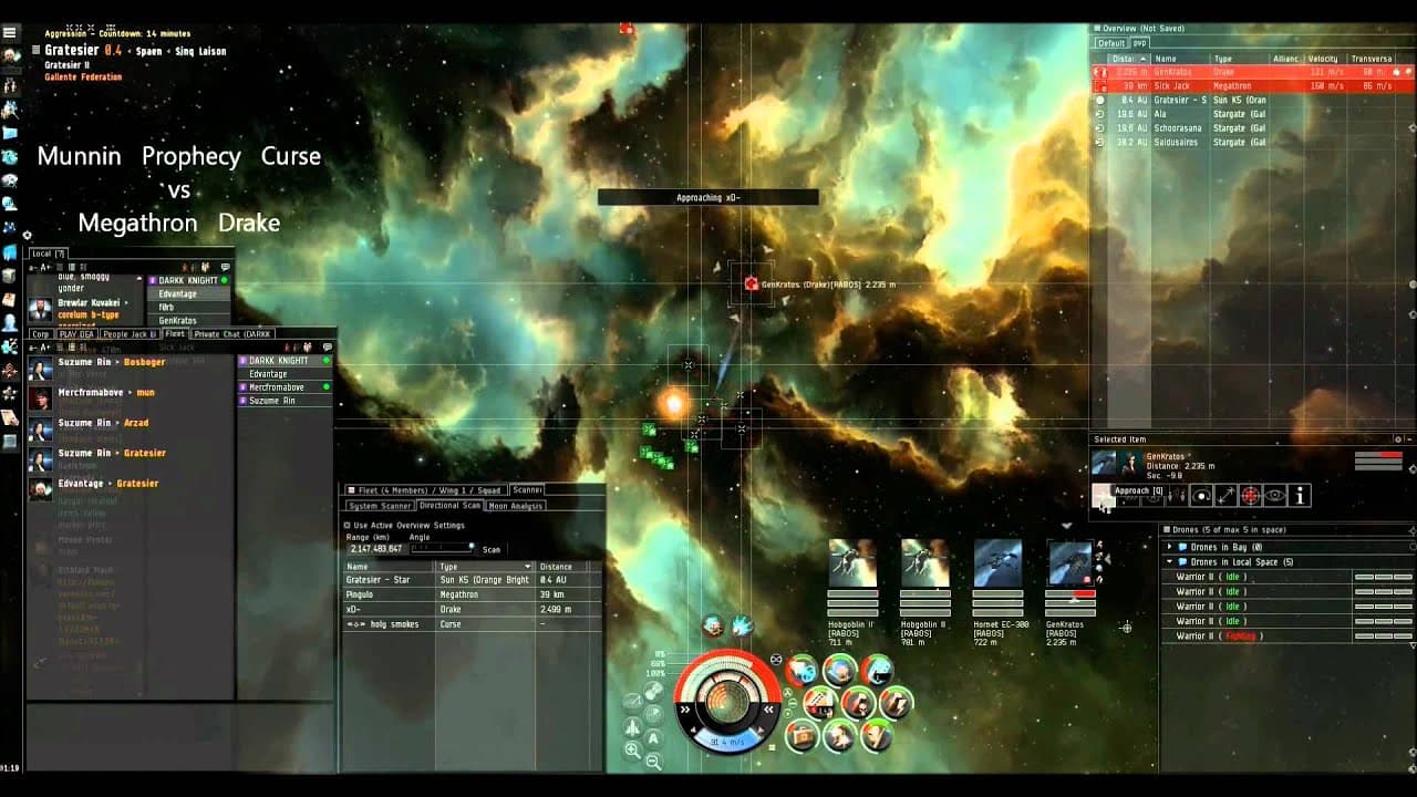 Eve pvp 3vs3 lowsec fight- Ac Munnin