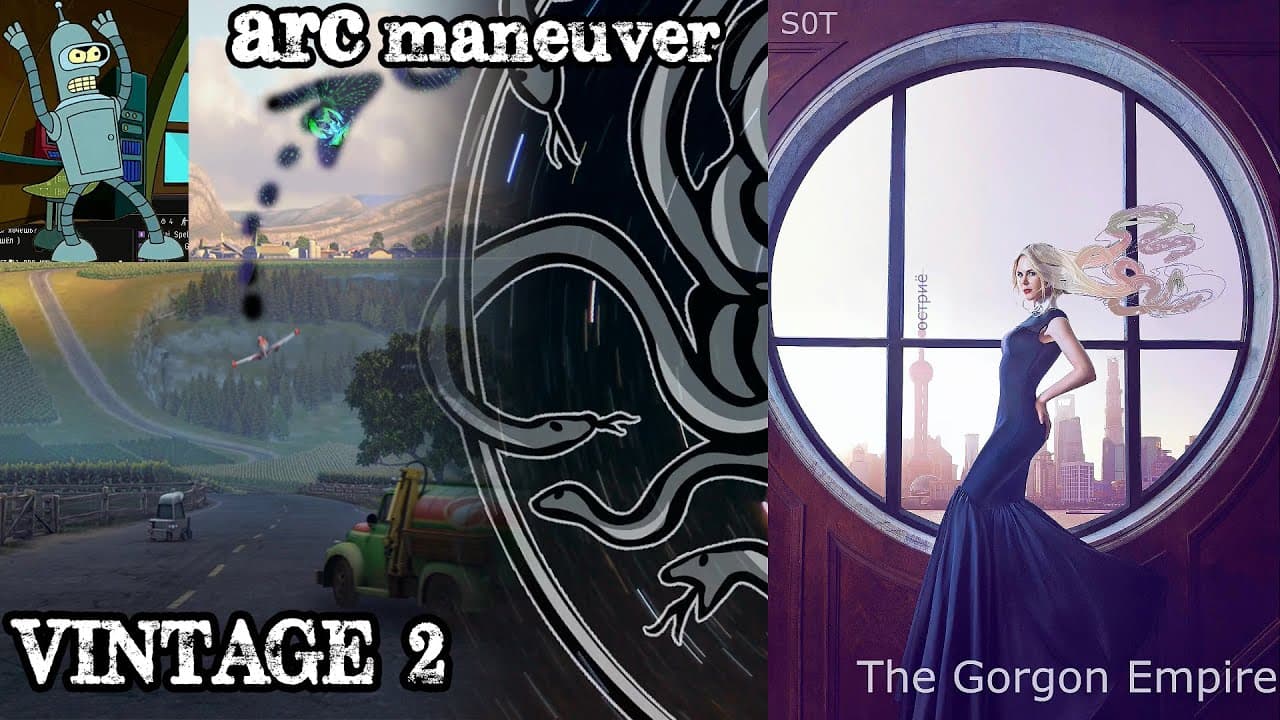 Eve Online. Vintage gang #2. The Gorgon Empire (nagafleet) vs Bravenewbies (eagles)