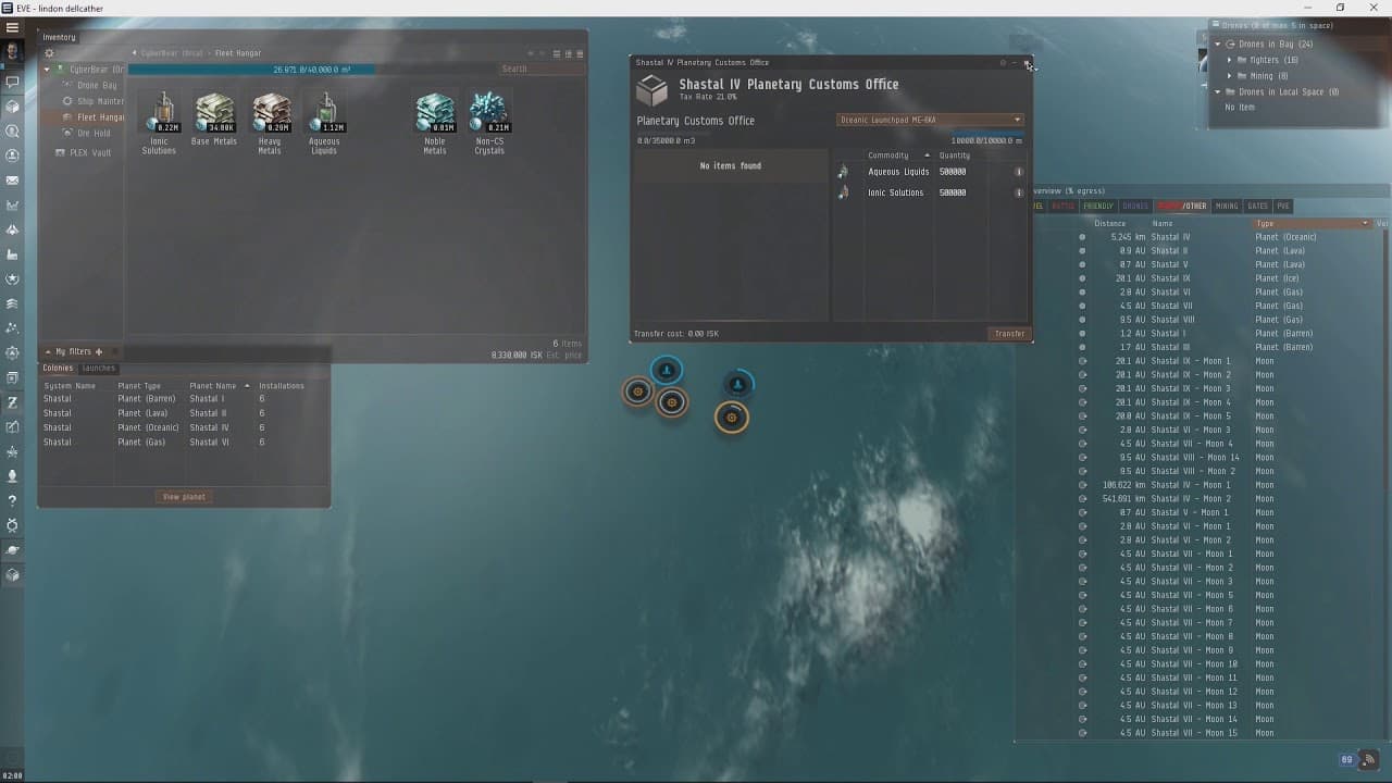 EVE Planetary Interaction ( T1 Factory Planet )