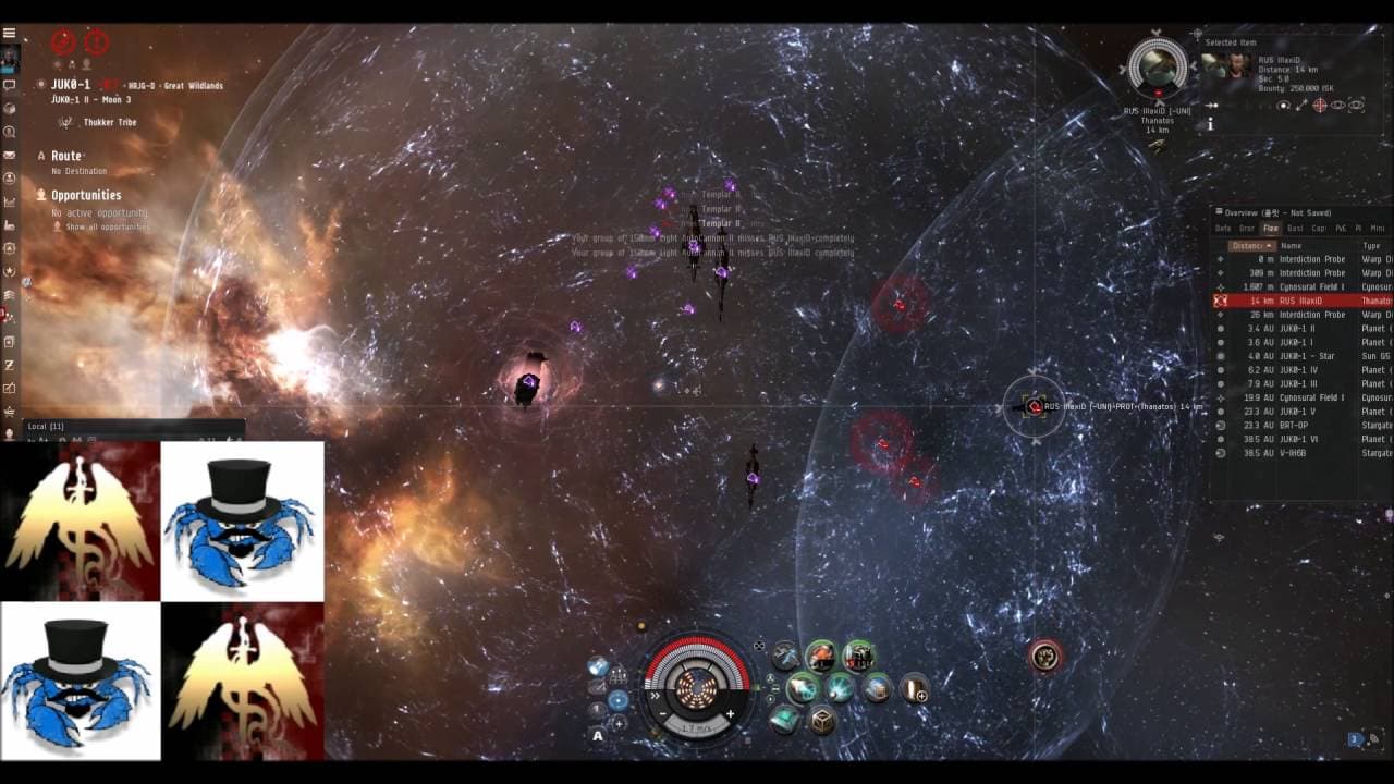 [EVE/NSH/AMC] 10 OCT 2016 Killed thanatos in Great Wildland