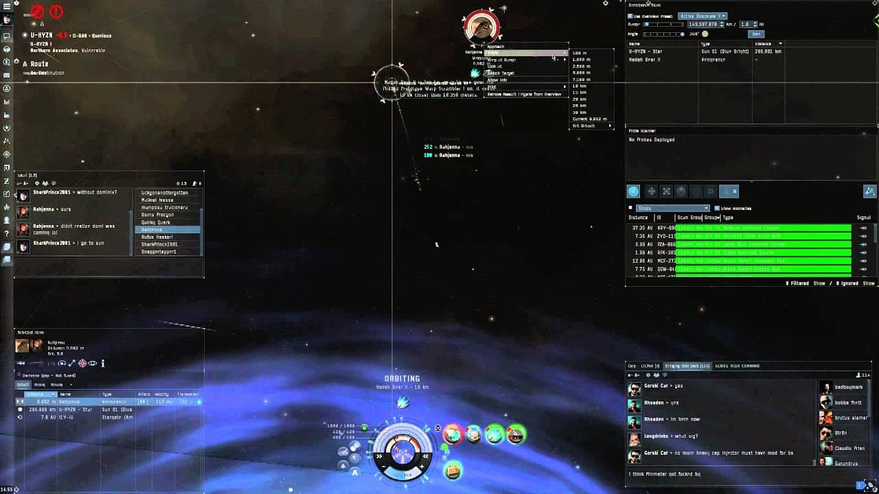 Quickie - 4 month Kestrel VS Vengeance (Missile Velocity)