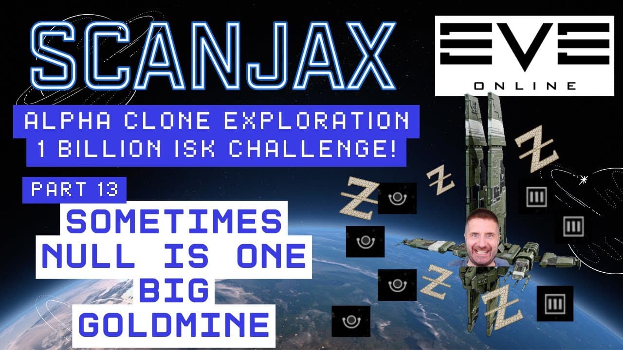 🚀 1 BILLION ISK EXPLORATION CHALLENGE | EVE Online Alpha Clone - Ep13 - EMPTY NULL SYSTEM RAINS ISK!