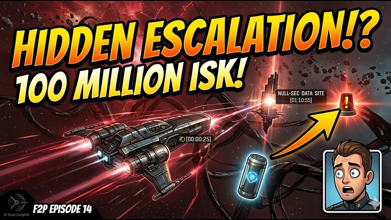EVE Online: Found a Secret Escalation During Null-Sec Exploration! (Data Sites)
