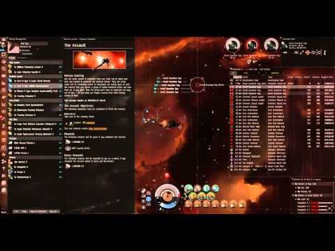 EVE Online: The Assault Serpentis Blitz level 4 vs Machariel