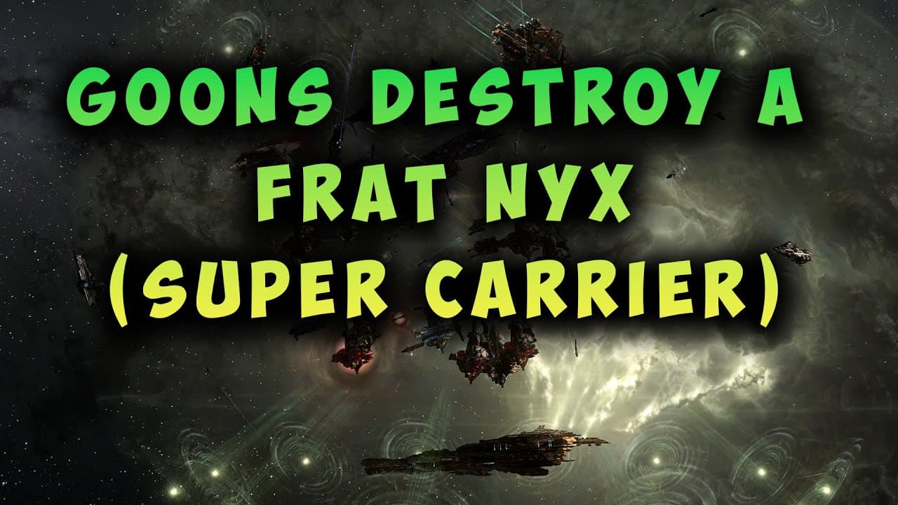 Goons Destroy a Nyx Supercarrier | EVE Online