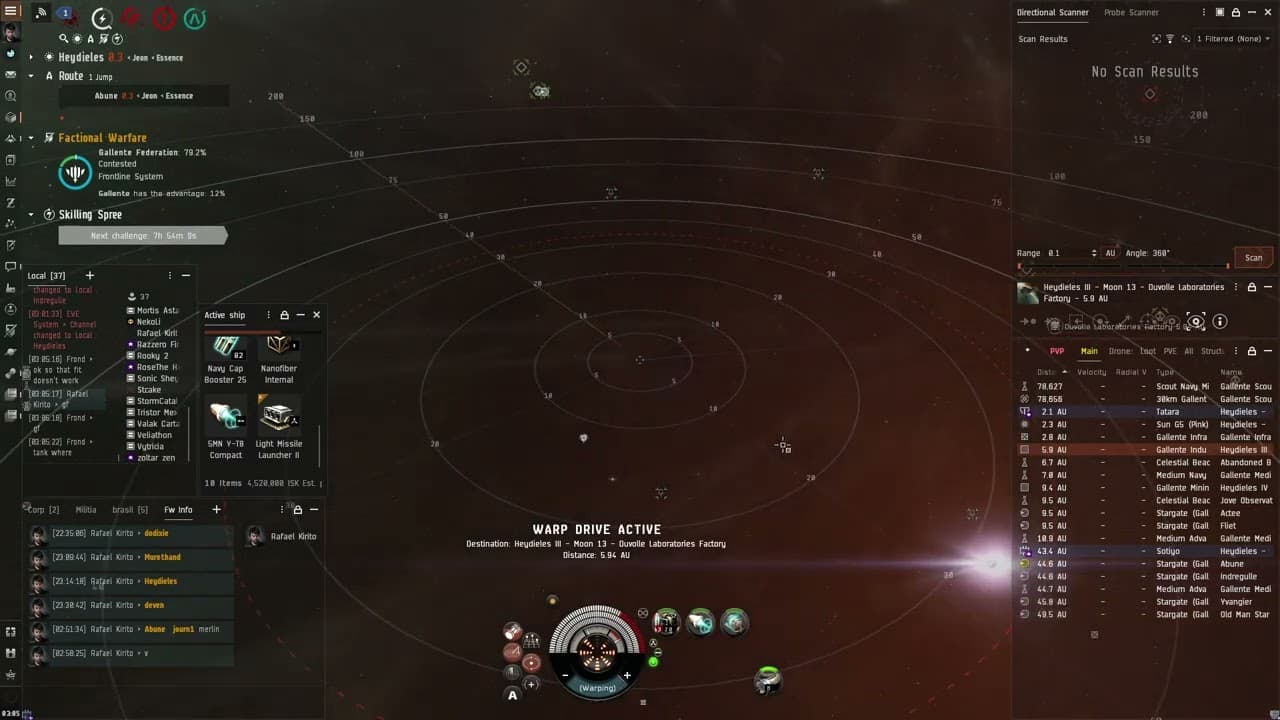 EvE Arty rifter vs LML Condor