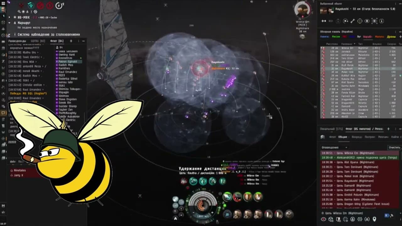 FC Ninetales Tengu fleet vs Nightmare No Value fleet