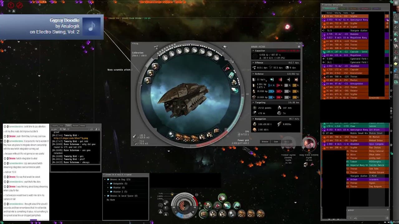 T1 Battleships Battle a BRAVE Moros | Eve Online [2013]