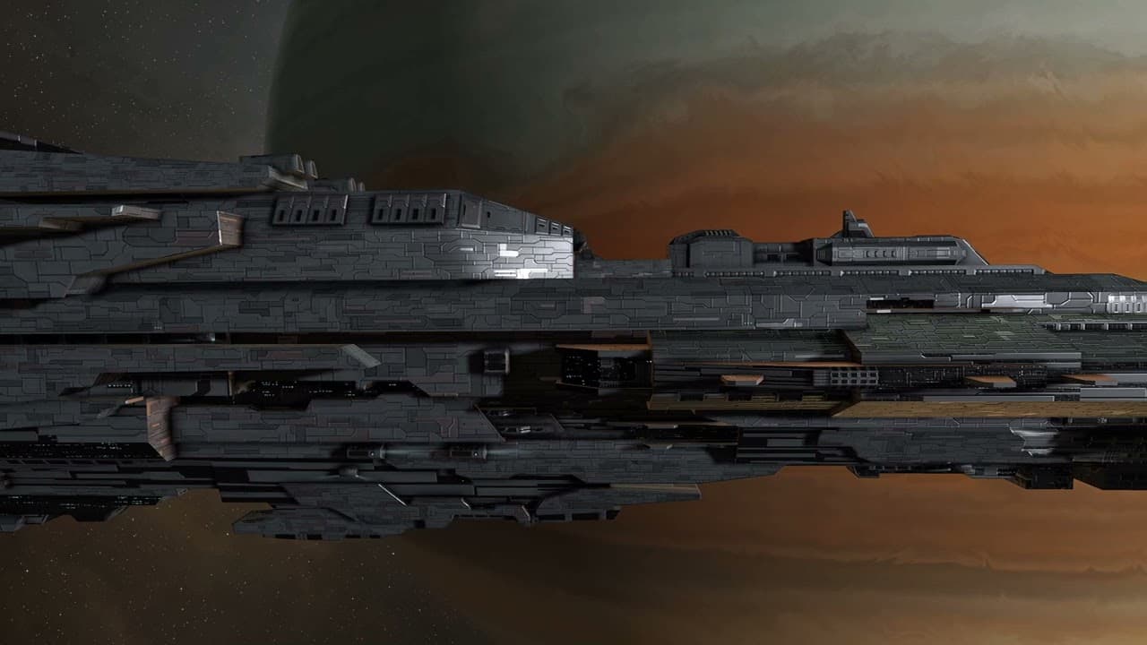 EVE Online - Leviathan Titan Flyby (Side)
