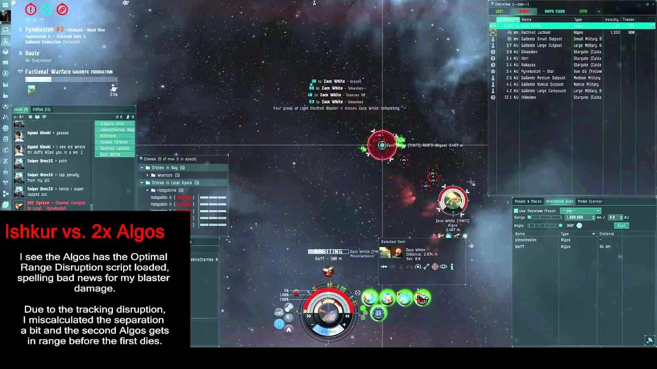 Eve Online - Solo PvP - Ishkur vs. 2x Algos
