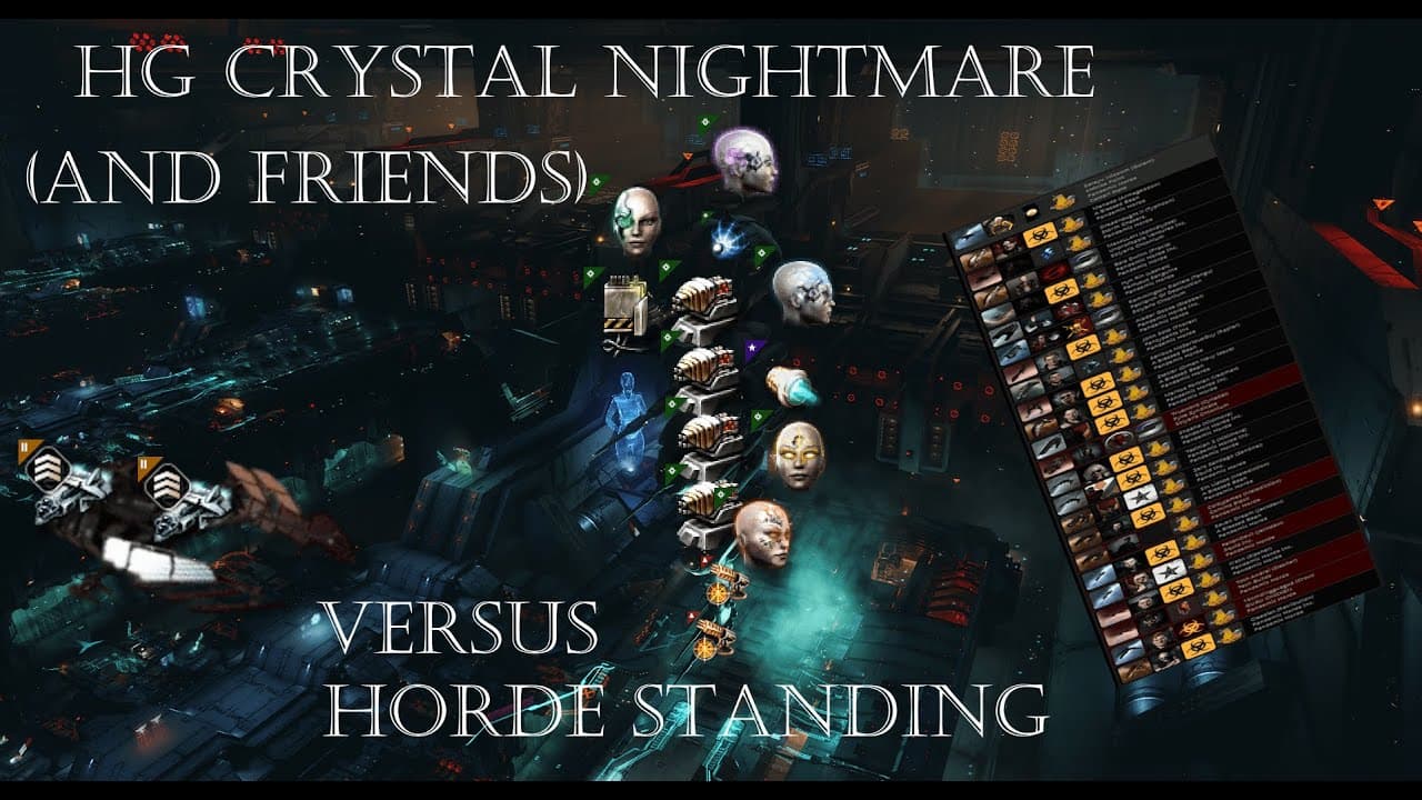 Crystal NM + Friends VS Horde Standing Fleet (Officer Nightmare PVP)
