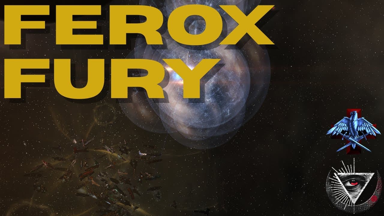 EVE ONLINE - Initiative Ferox Fleet Fight Goonswarm Ravens