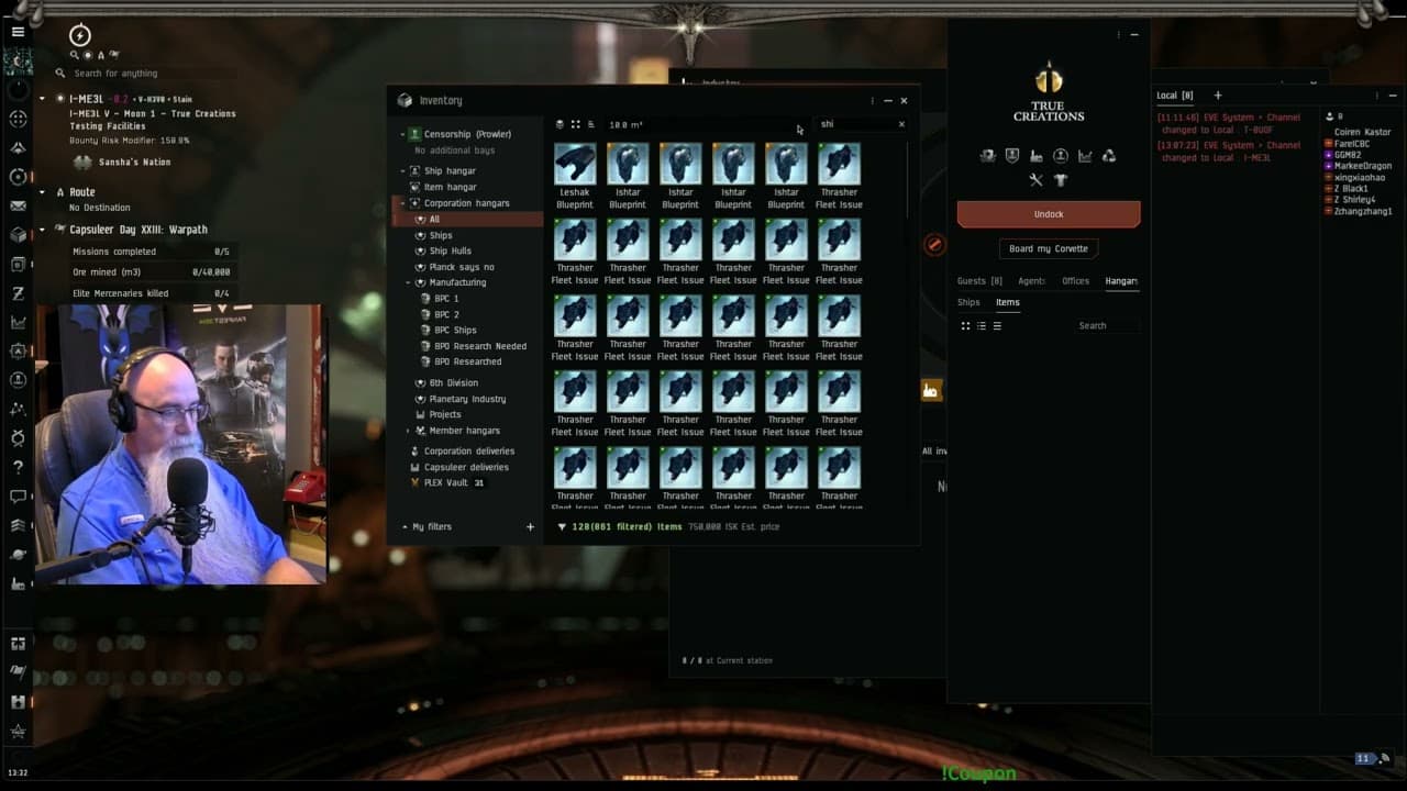 Logistics Of BP Sorting / Research - EVE Online 2997