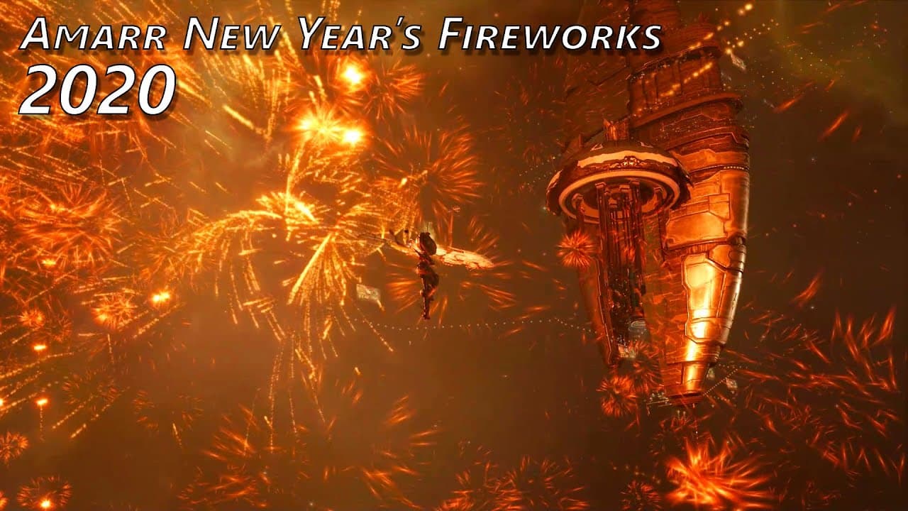 EVE Online: Amarr New Year's Fireworks 2020