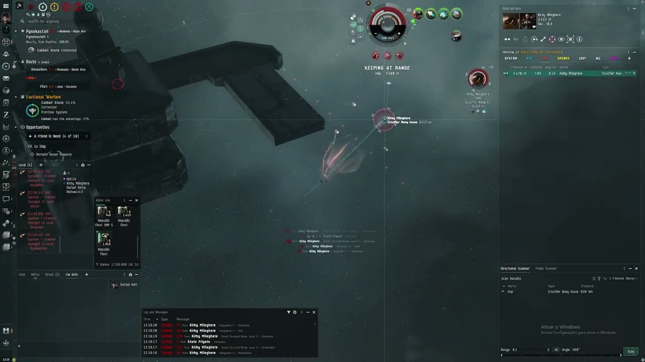 EvE 400mmPlate Rifter Vs CrucifierNavyIssue - win