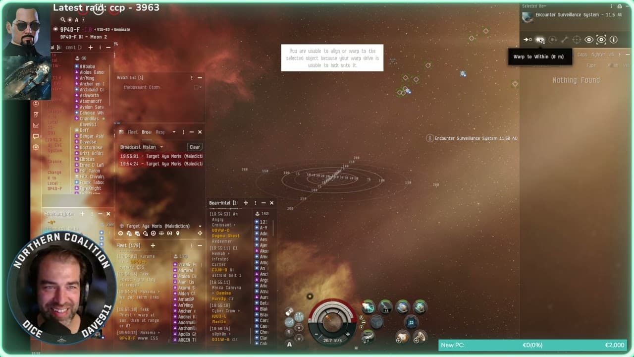 *EveOnline* *PVP* Fleet Hunter Marauders on the menu 04/09