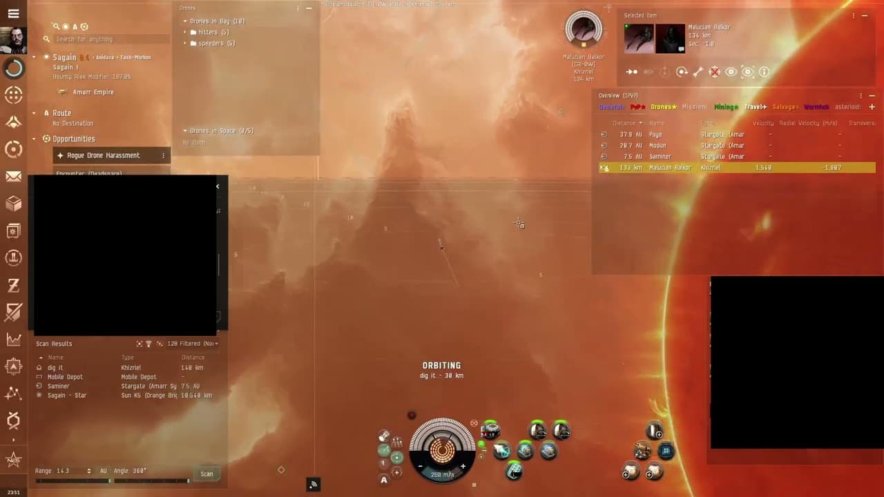 [GAMING][EVE ONLINE] I tease the Crows in my Lachesis and narrowly escape!