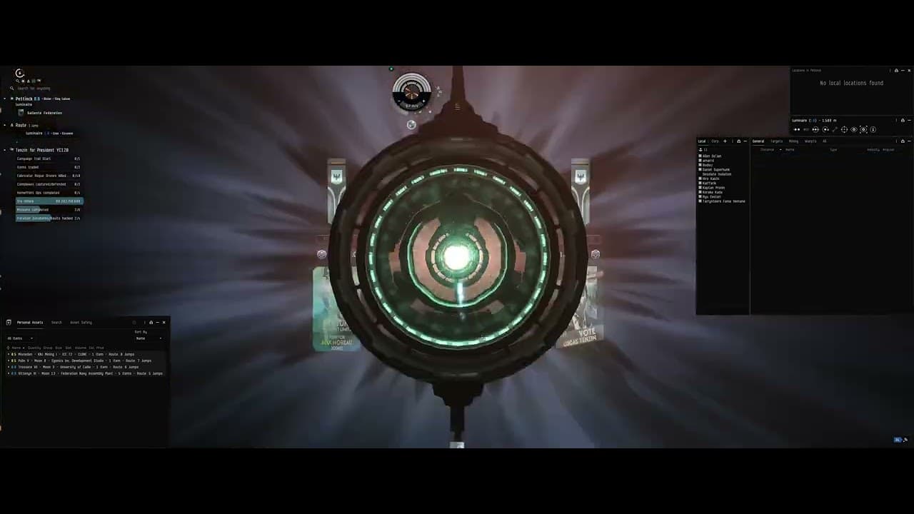 EVE Online - Running the Gallente Election Campaign Trail & Getting a Tenzin Campaign Bus