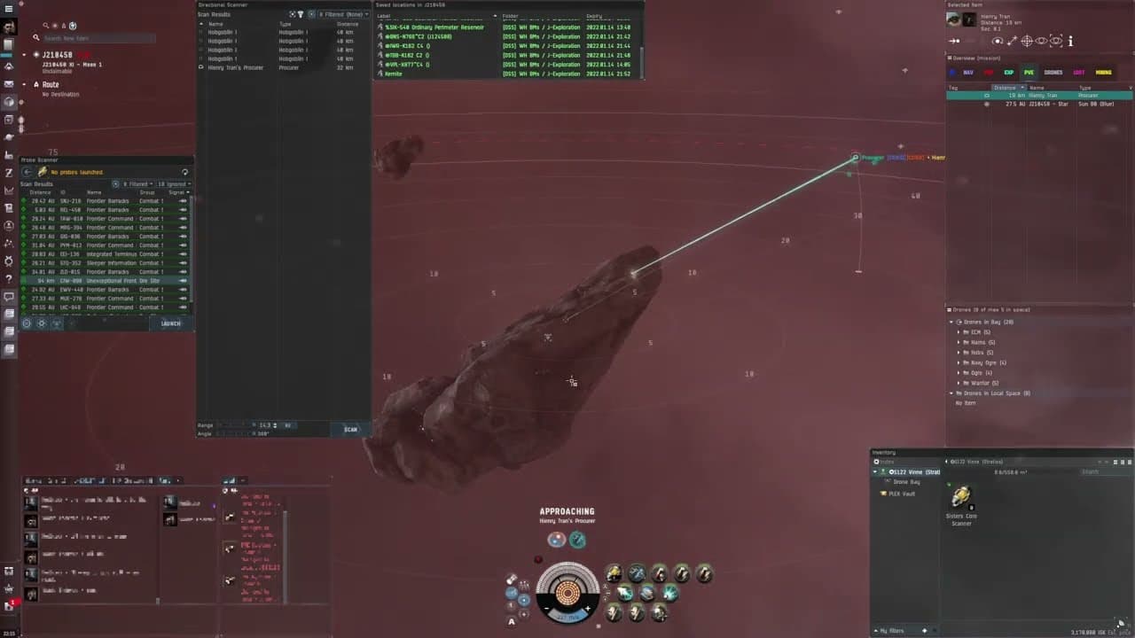 EVE Online - Hunting a Procurer for my 2nd kill mark | Wormhole Stratios