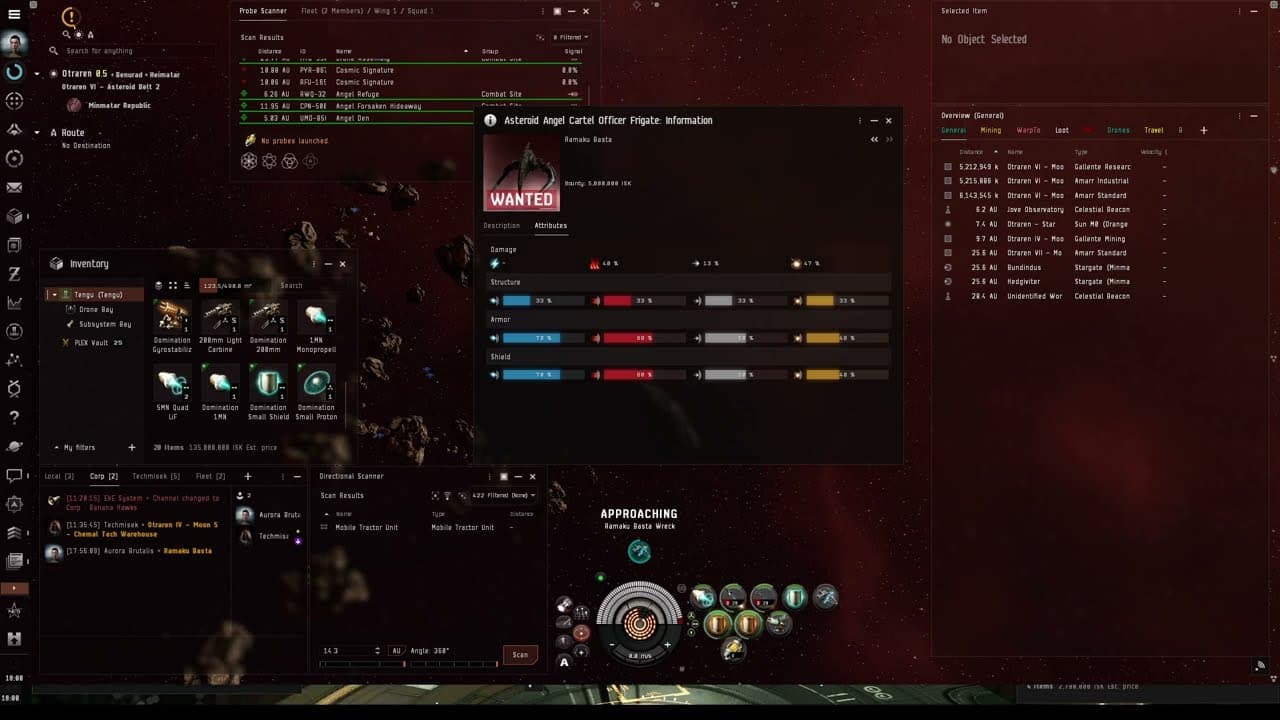 Eve Online - My 1st Officer killed (Ramaku Basta "frigate")