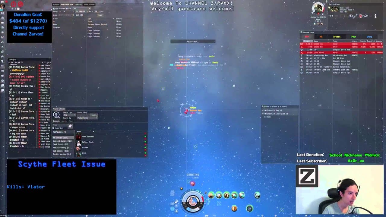 [Eve Online] Scythe Fleet Issue - Skirmish vs Horde