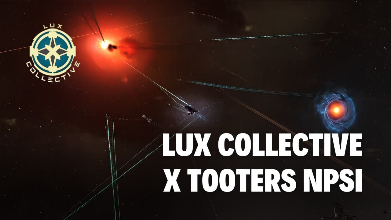 RUNNING INTO AN INIT RORQUAL | Eve Online Dictor POV | Lux Collective x Tooters NPSI