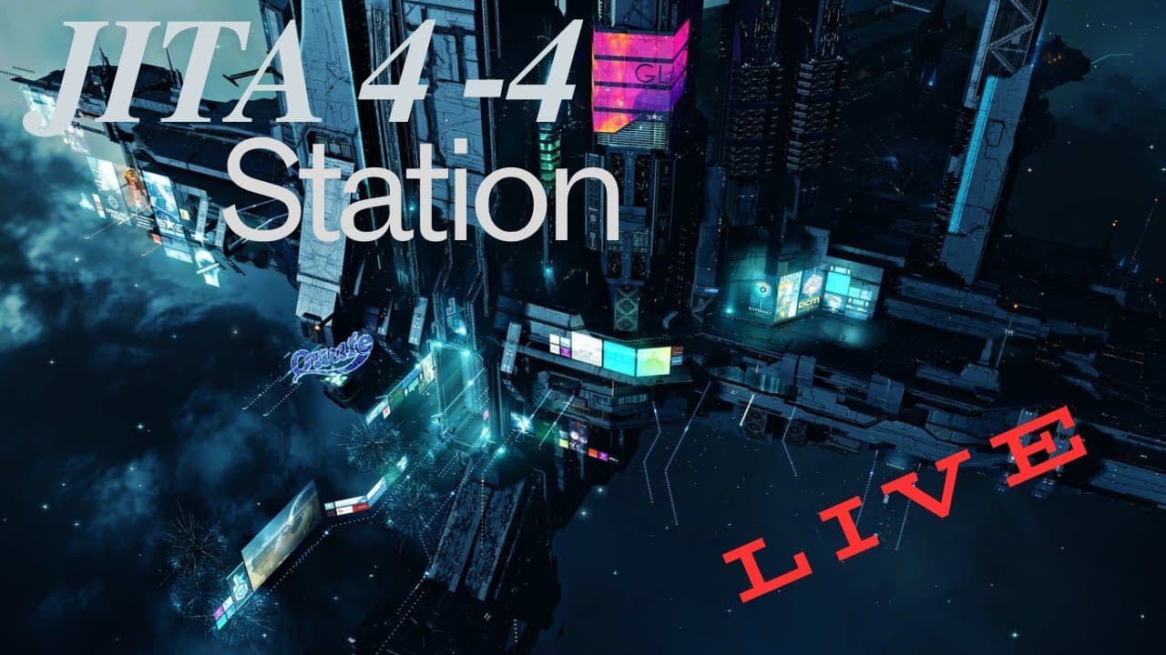 JITA LIVE!!..Watch Jita 4-4 Station: EVE Online' s Iconic Marketplace (Includes Gankers) #eveonline.