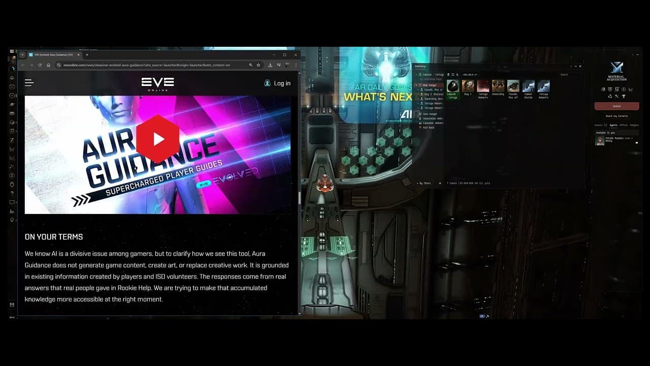 Eve Online goes Ai or maybe VI